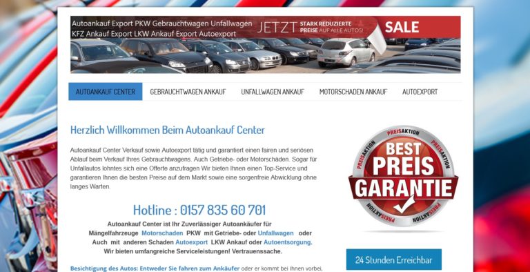 Auto verkaufen zum Höchstpreis bei Autoankauf Memmingen