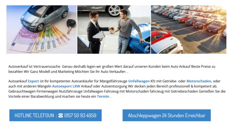 Autoankauf in Kassel durch Profi