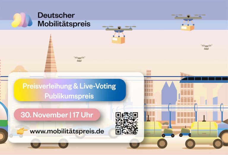 Deutscher Mobilitätspreis 2023: Vorstellung der innovativen Nominierten